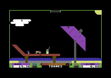 Space Taxi screenshot 5 for Commodore 64